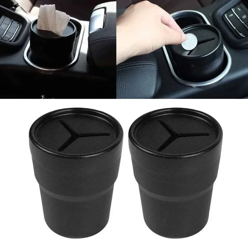 Waterproof Car Trash Can With Lid - 2PCS Car Trash Can with Lid