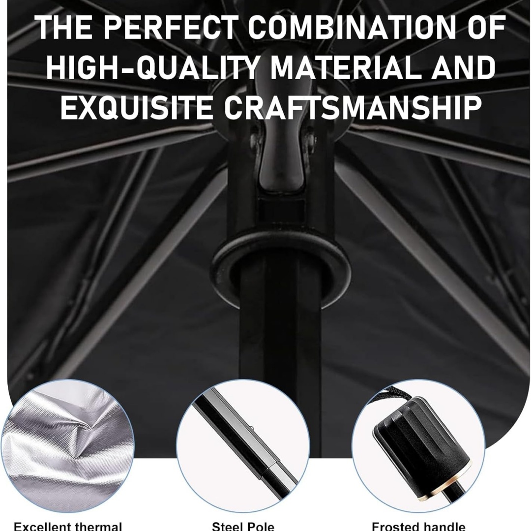 Windshield Sun Shade Umbrella, - огляд і ціна Car Sunshade Windshield Umbrella Foldable