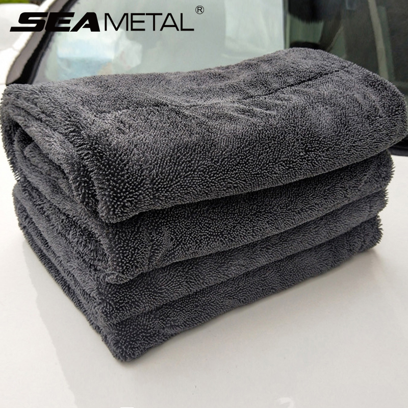 Car Wash Towel 1200GSM Double  - огляд і ціна Microfiber Car Drying Towel Super Absorbent
