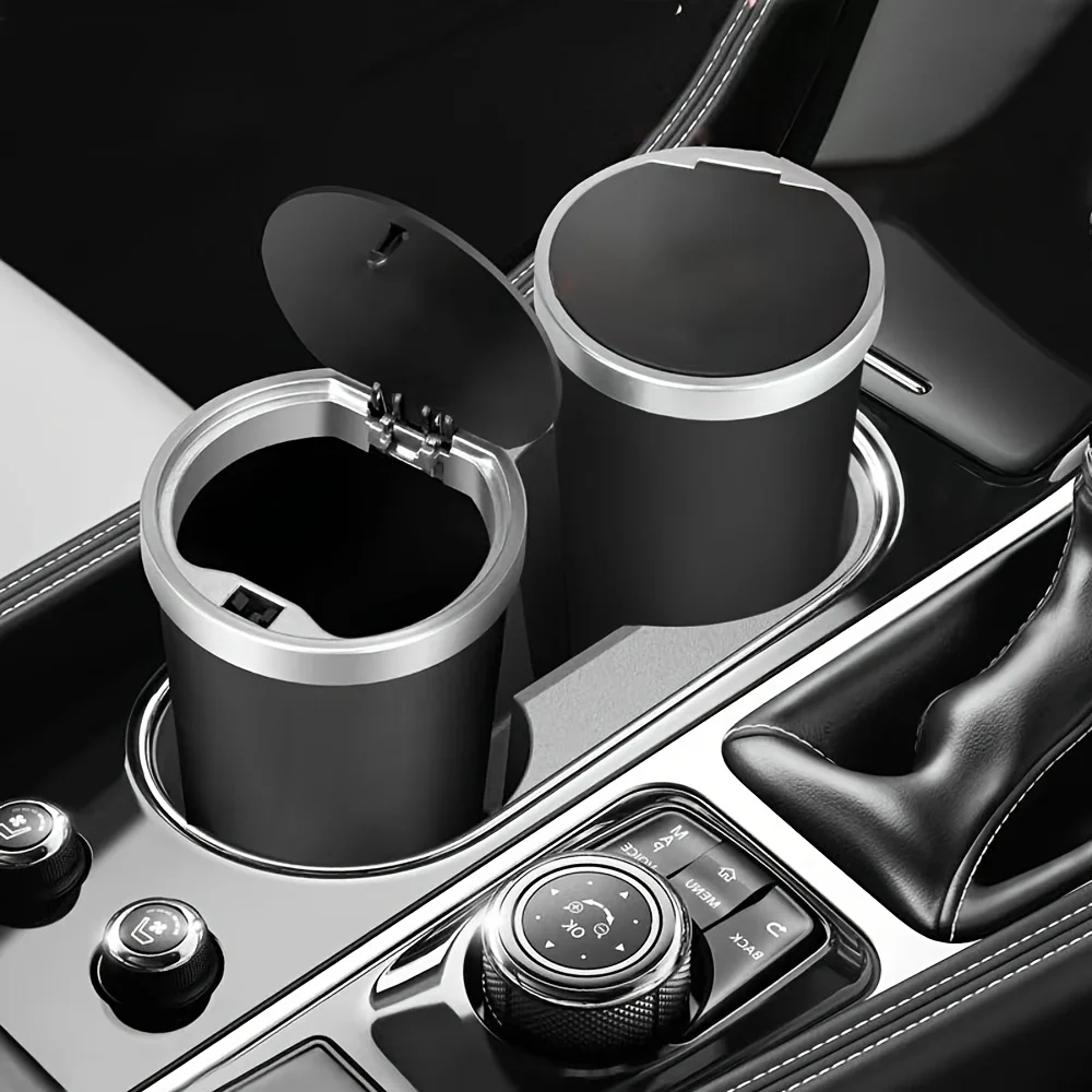 Compact Leakproof Mini Car Tra - огляд і ціна Waterproof Car Trash Can With Lid