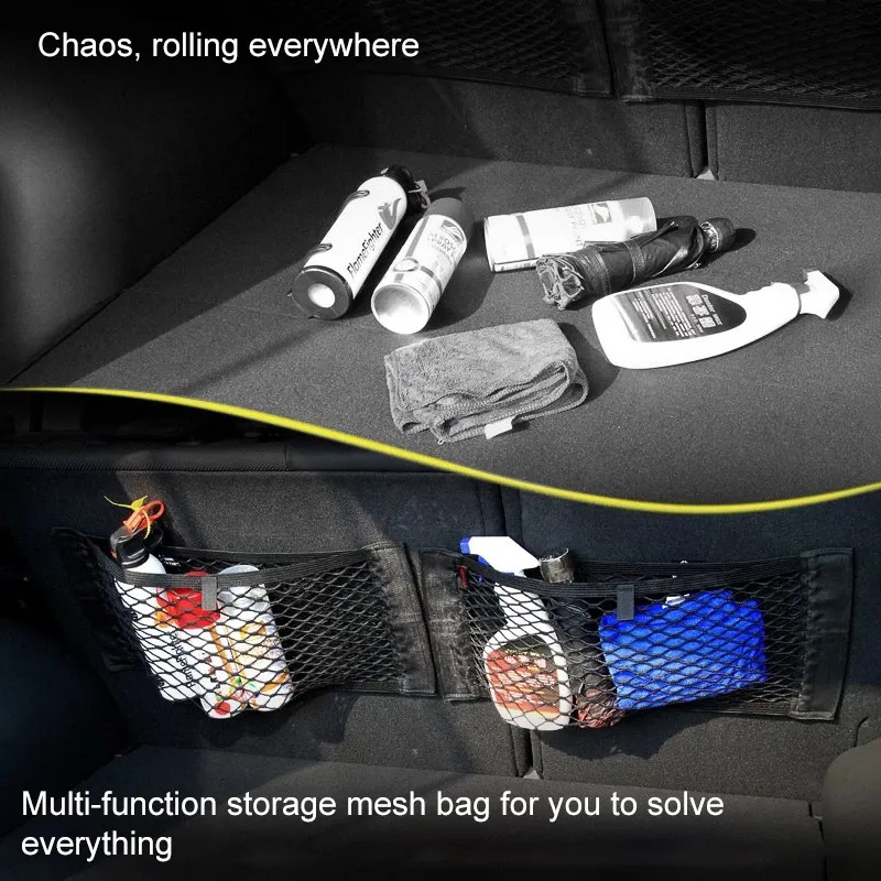 Car Back Rear Trunk Seat Elast - огляд і ціна Car Trunk Organizer Foldable Storage Box