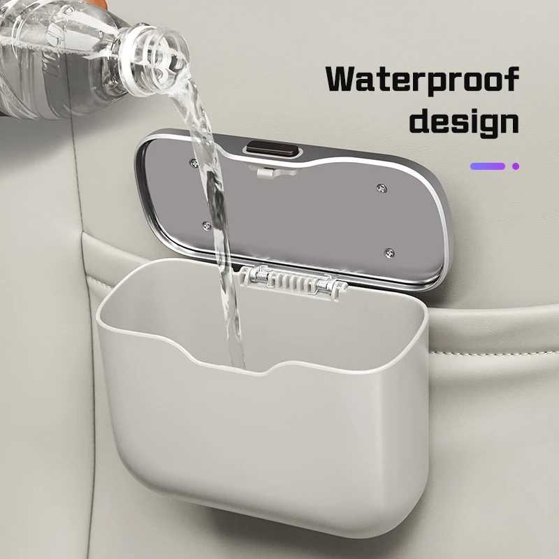 Car Trash Can Portable Hanging - огляд і ціна Waterproof Car Trash Can With Lid