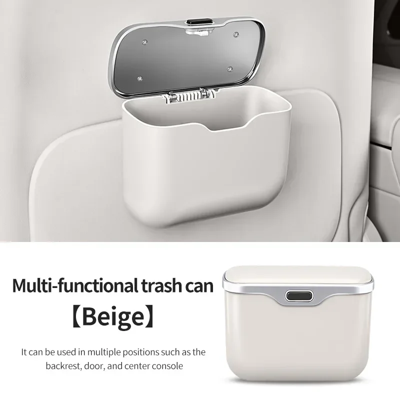 Car Trash Can Portable Hanging - огляд і ціна Waterproof Car Trash Can With Lid