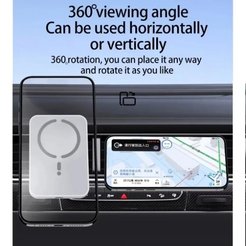 Magnetic Car Wireless Charger  - огляд і ціна Magnetic Phone Holder For Car Vent