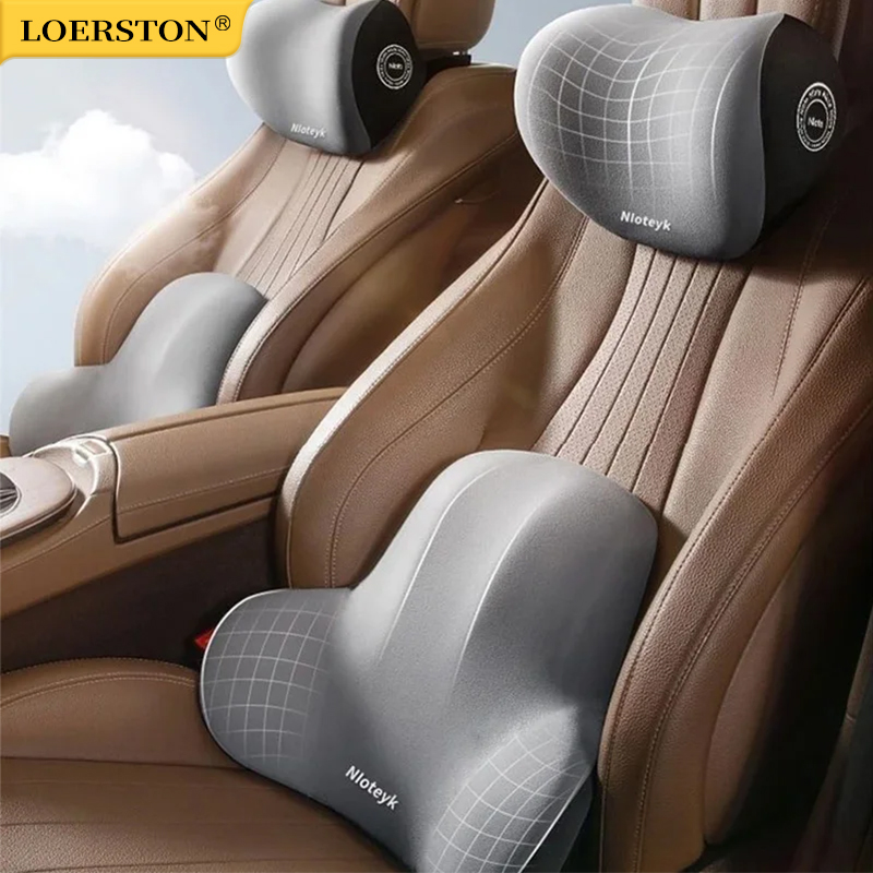 Memory Foam Car Neck Cushion C - огляд і ціна Memory Foam Car Neck Pillow Lumbar Support