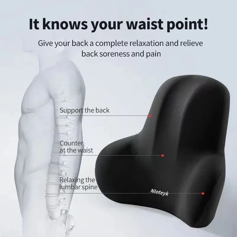 Memory Foam Car Neck Cushion C - огляд і ціна Memory Foam Car Neck Pillow Lumbar Support