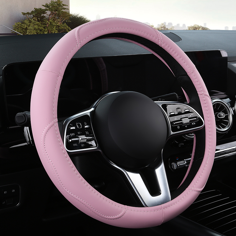 Car  Anti-Slip Leather  Steeri - огляд і ціна Car Steering Wheel Cover Anti Slip Breathable