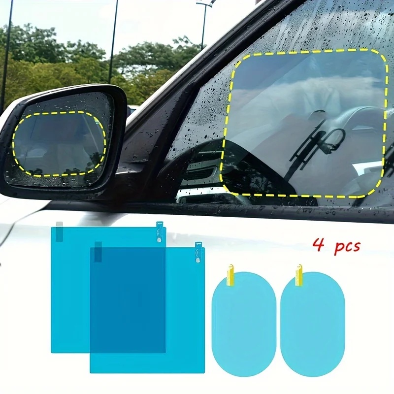 4pcs Car Rearview Mirror Prote - огляд і ціна Anti Glare Car Rearview Mirror Film