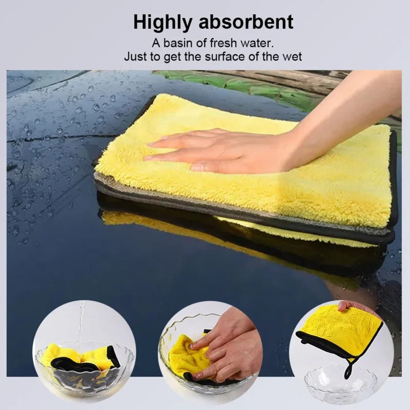 Microfiber Car Cleaning Towels - огляд і ціна Microfiber Car Drying Towel Super Absorbent