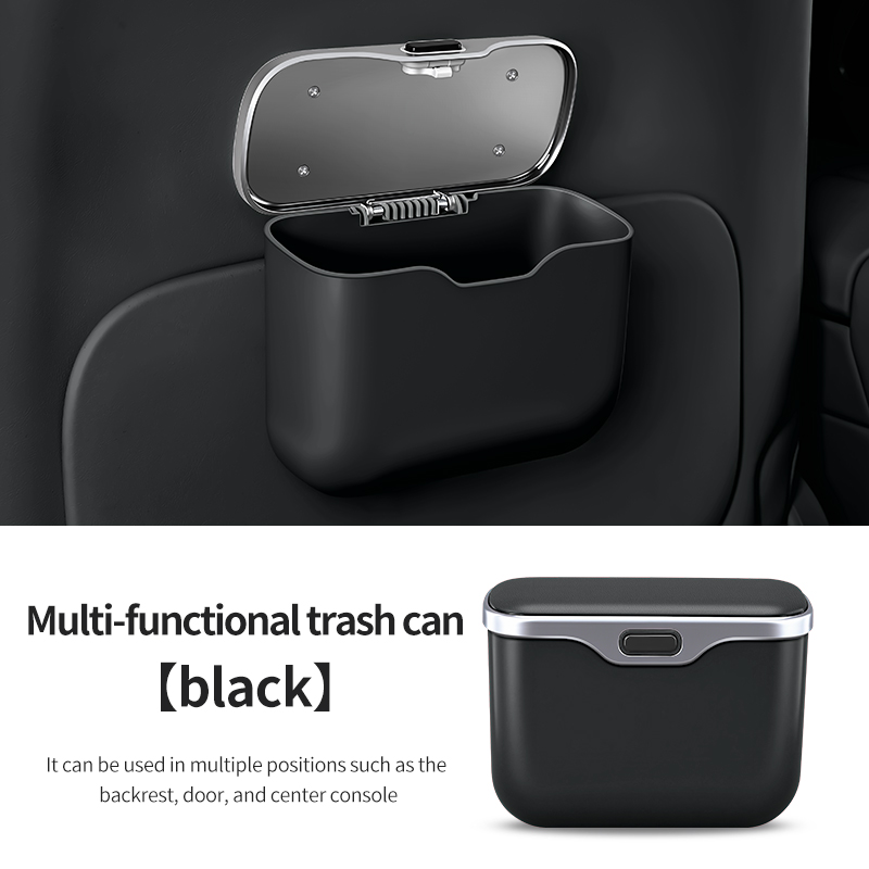 Car trash can with creative li - огляд і ціна Waterproof Car Trash Can With Lid