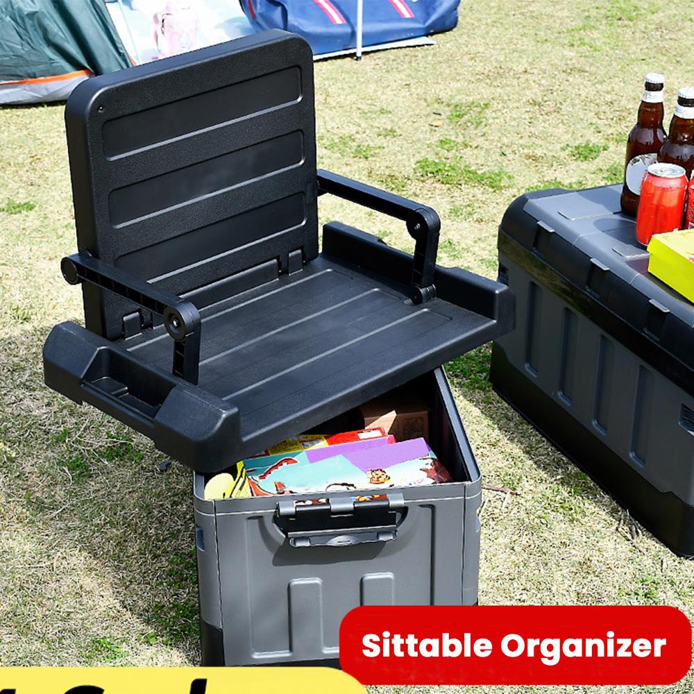 60L Trunk Organizer Large Camp - огляд і ціна Car Trunk Organizer Foldable Storage Box