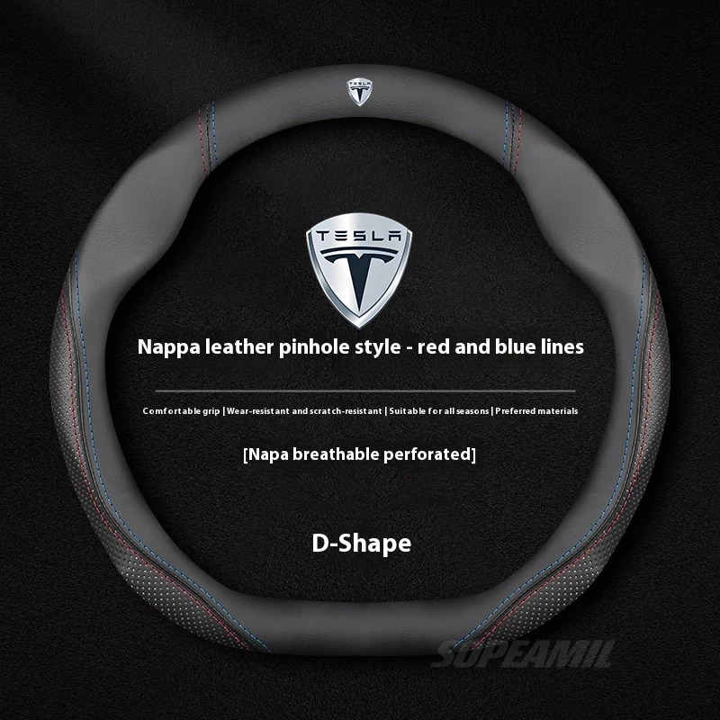 Tesla Model 3 Model Y Model S  - огляд і ціна Car Steering Wheel Cover Anti Slip Breathable