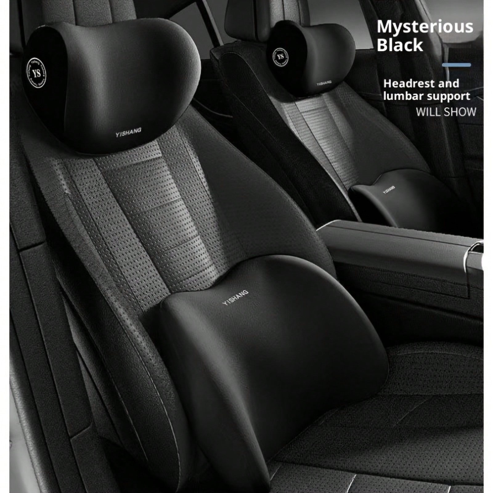 Car Headrest & Lumbar Support  - огляд і ціна Memory Foam Car Neck Pillow Lumbar Support
